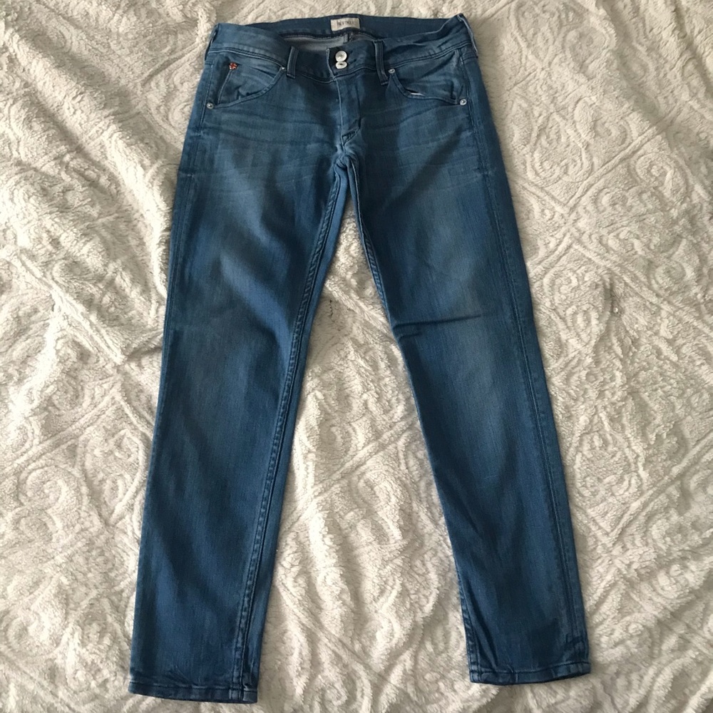 Hudson low rise crop jeans